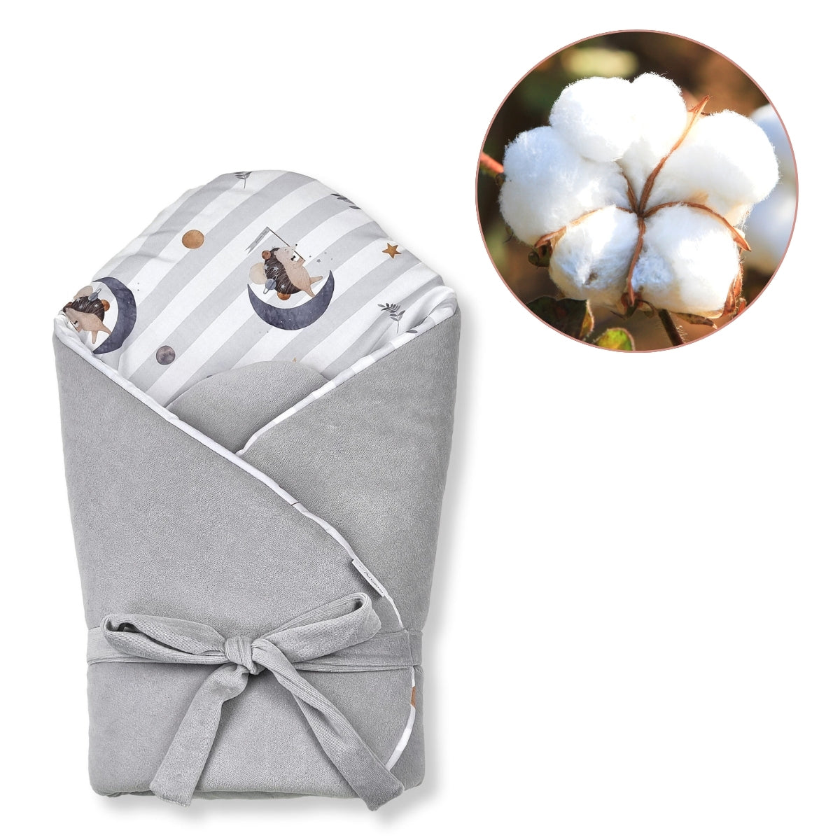 Saco Capazo Bebé Velour Moon