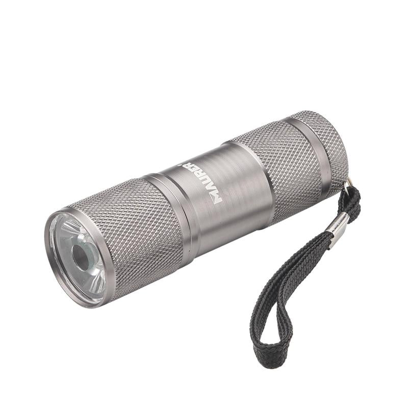 Linterna Led De Mano De Aluminio A Pilas(1 Aaa) 90 Lumenes 1 Leds Mango Estriado_0