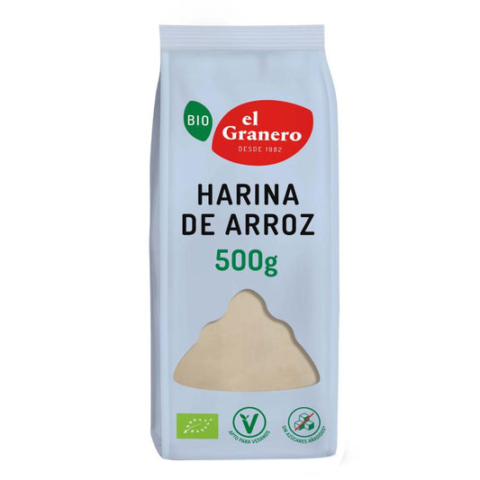 Harina de Arroz Bio El Granero, 500 g