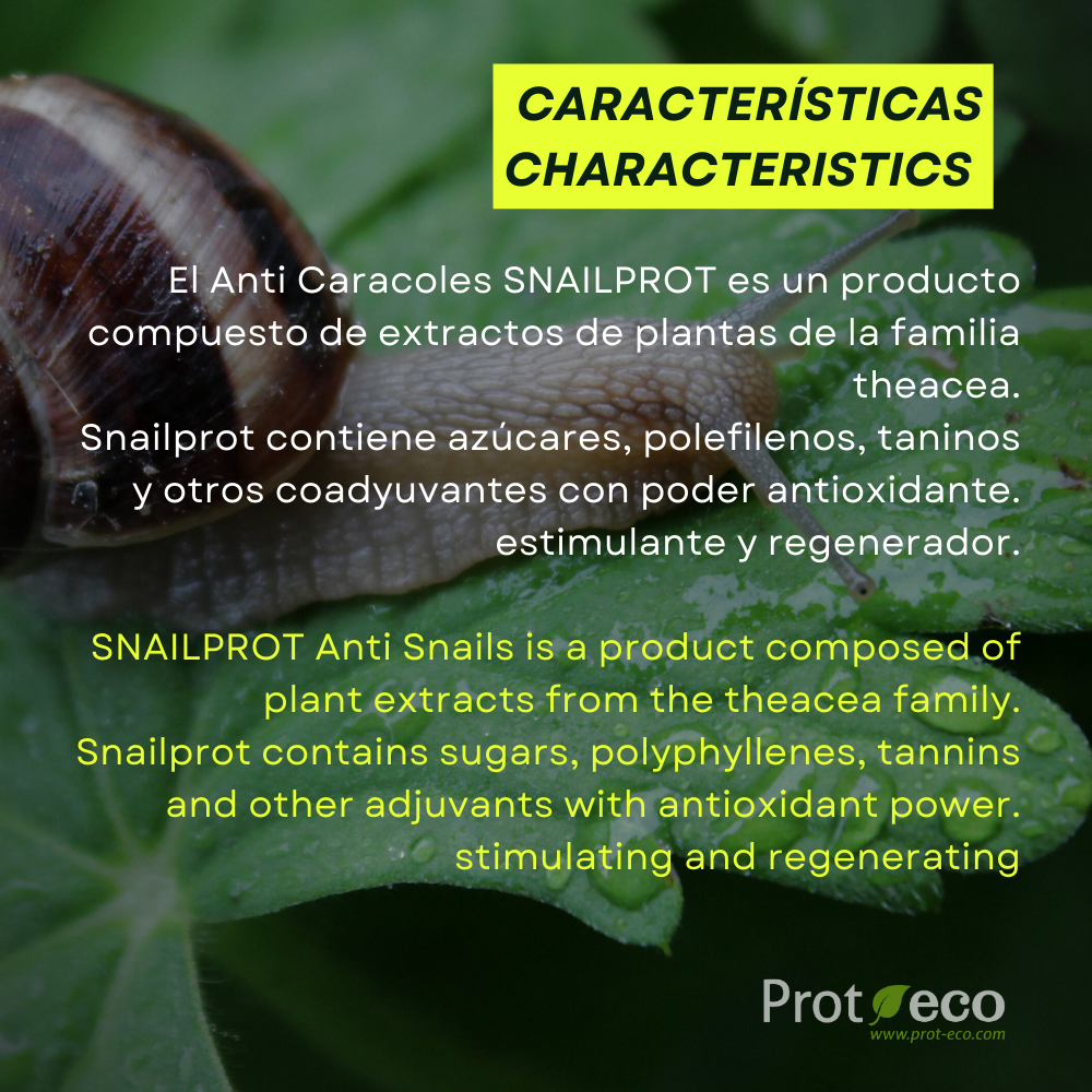 Snailprot Prot-eco / Anticaracoles Y Babosas Ecológico Para Huertos Y Jardines