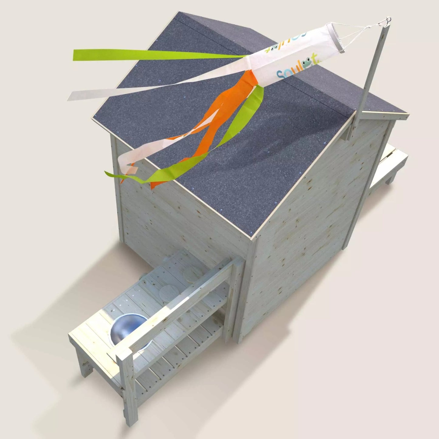 Casita infantil de madera Blanche Soulet