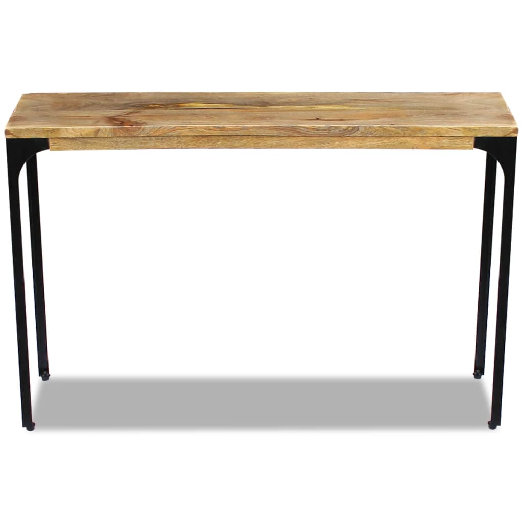 Mesa Consola Madera De Mango 120x35x76 Cm_4