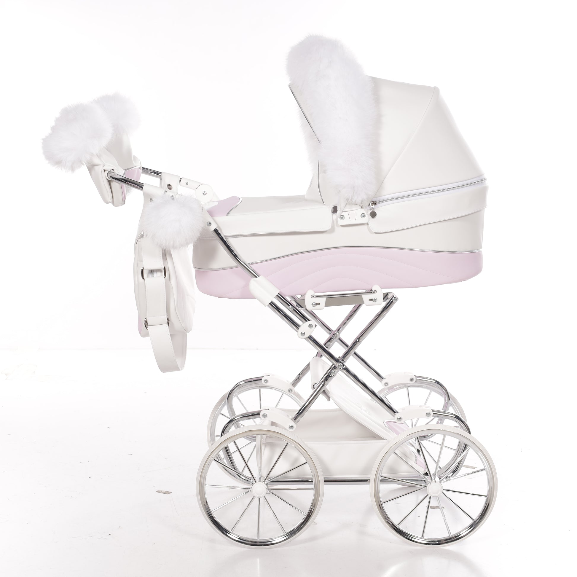 Carro De Muñecas Lulla Maxi Classic Blanco