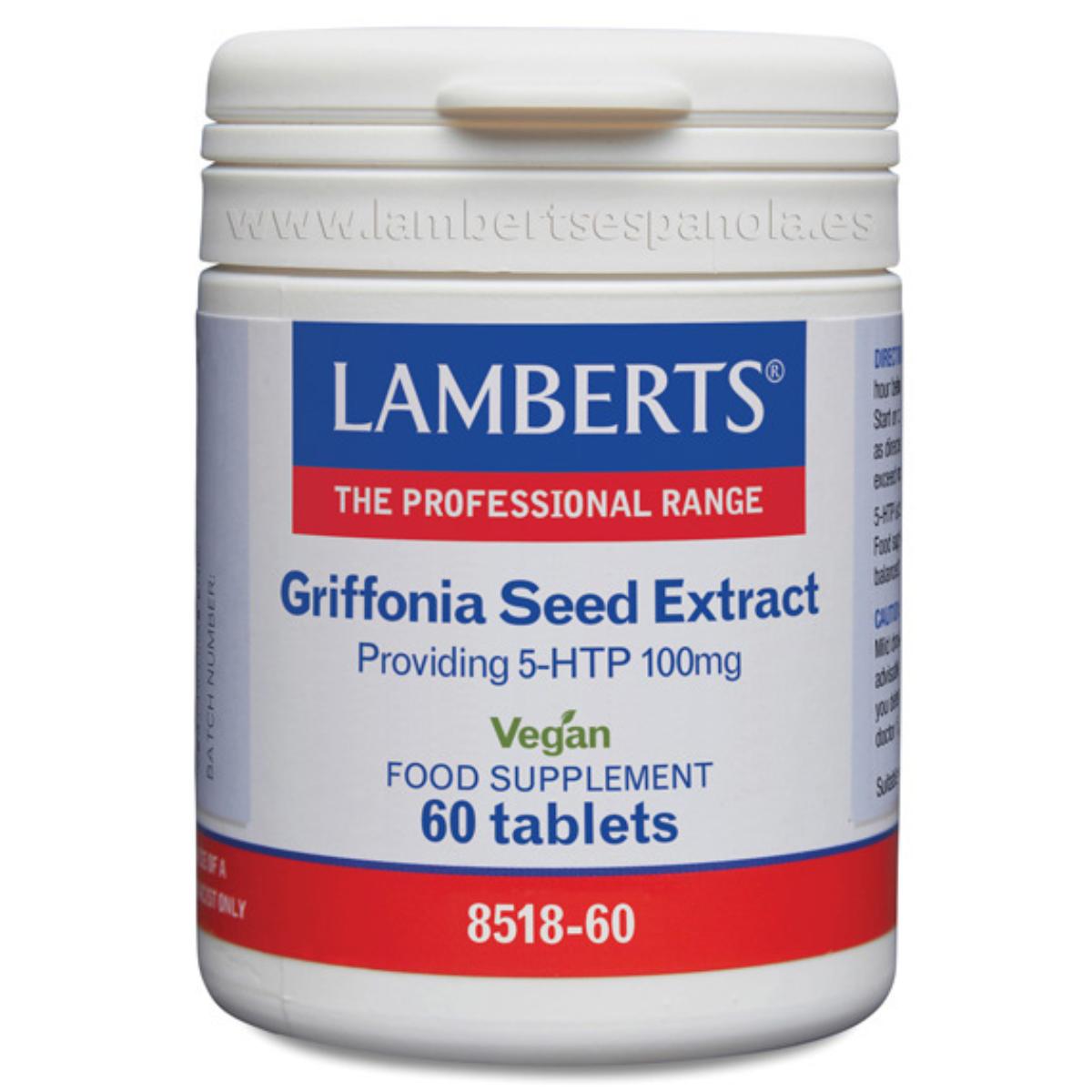 Extracto de semillas de Griffonia Lamberts 60 tabletas 100mg