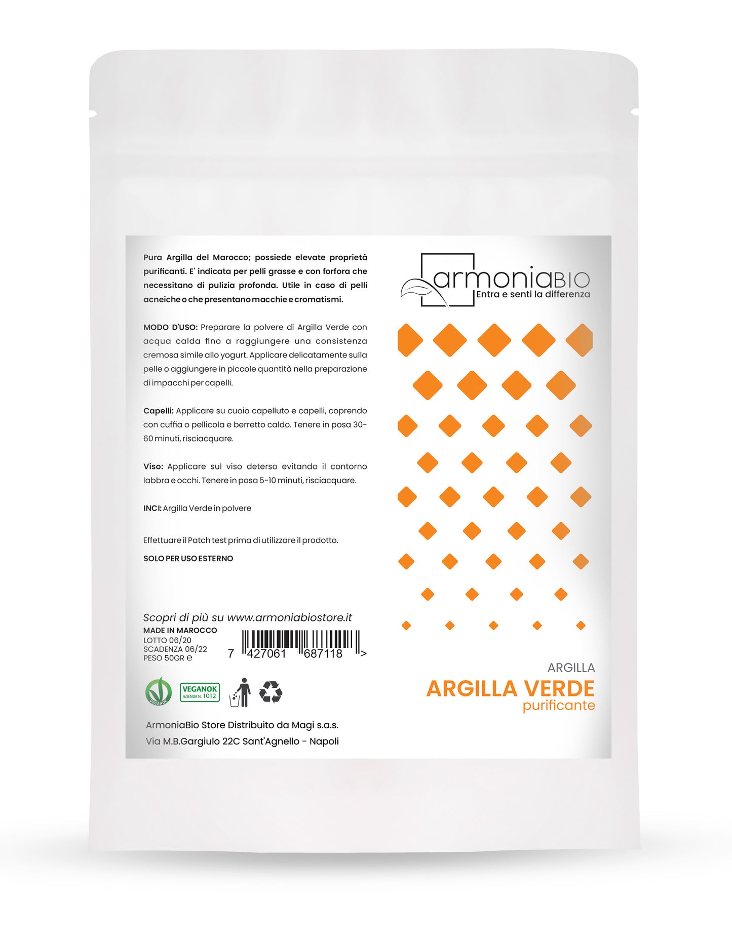 Arcilla Verde Argilla Verde Armoniabio 50g_1