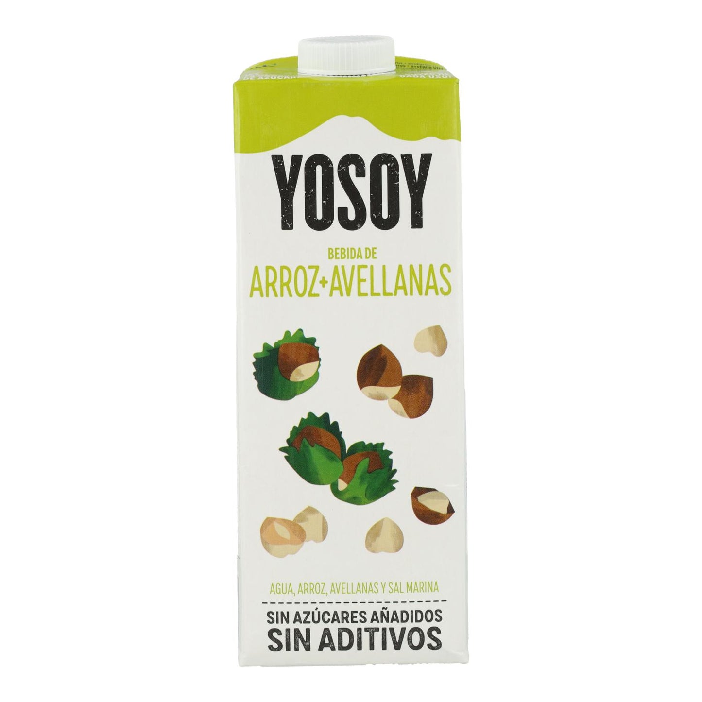 Pack 6 uds Bebida de Arroz y Avellanas YOSOY 1L