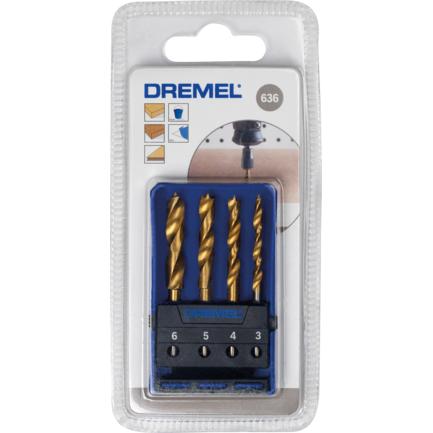 Set de 4 brocas para madera Dremel