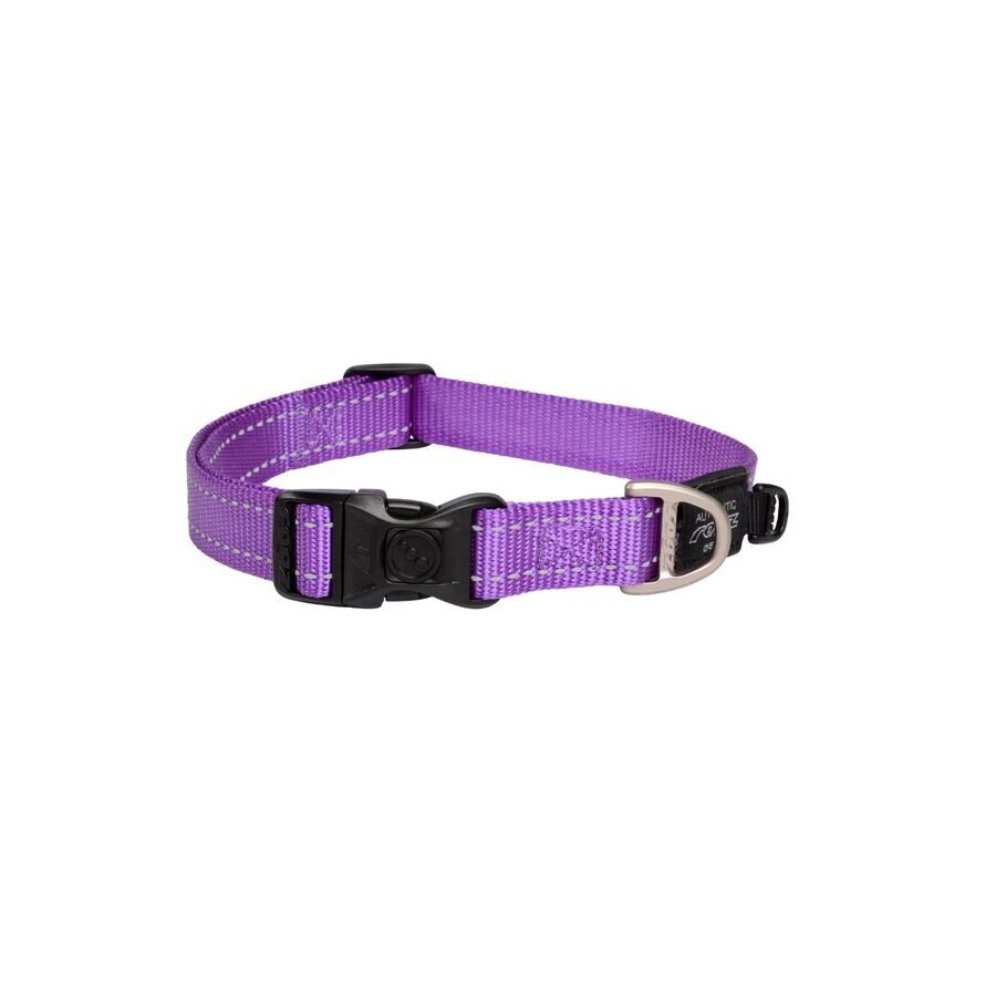 Collar Para Perro, Modelo Classic De Rogz Color Lila. Talla L (21-40kg)_0