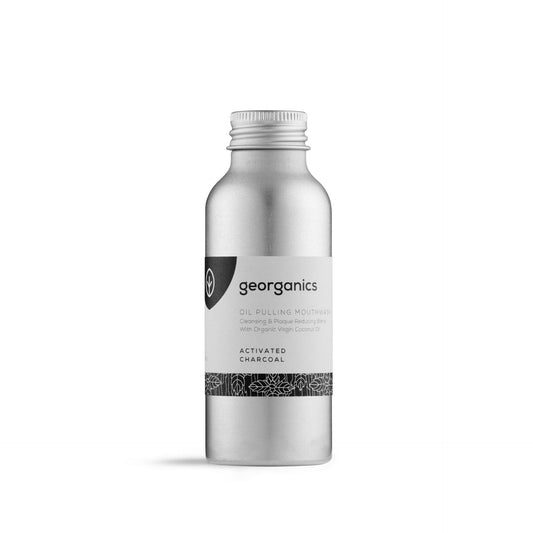 Enjuague Bucal con Aceite de Coco Carbón Activado Georganics 100 ml