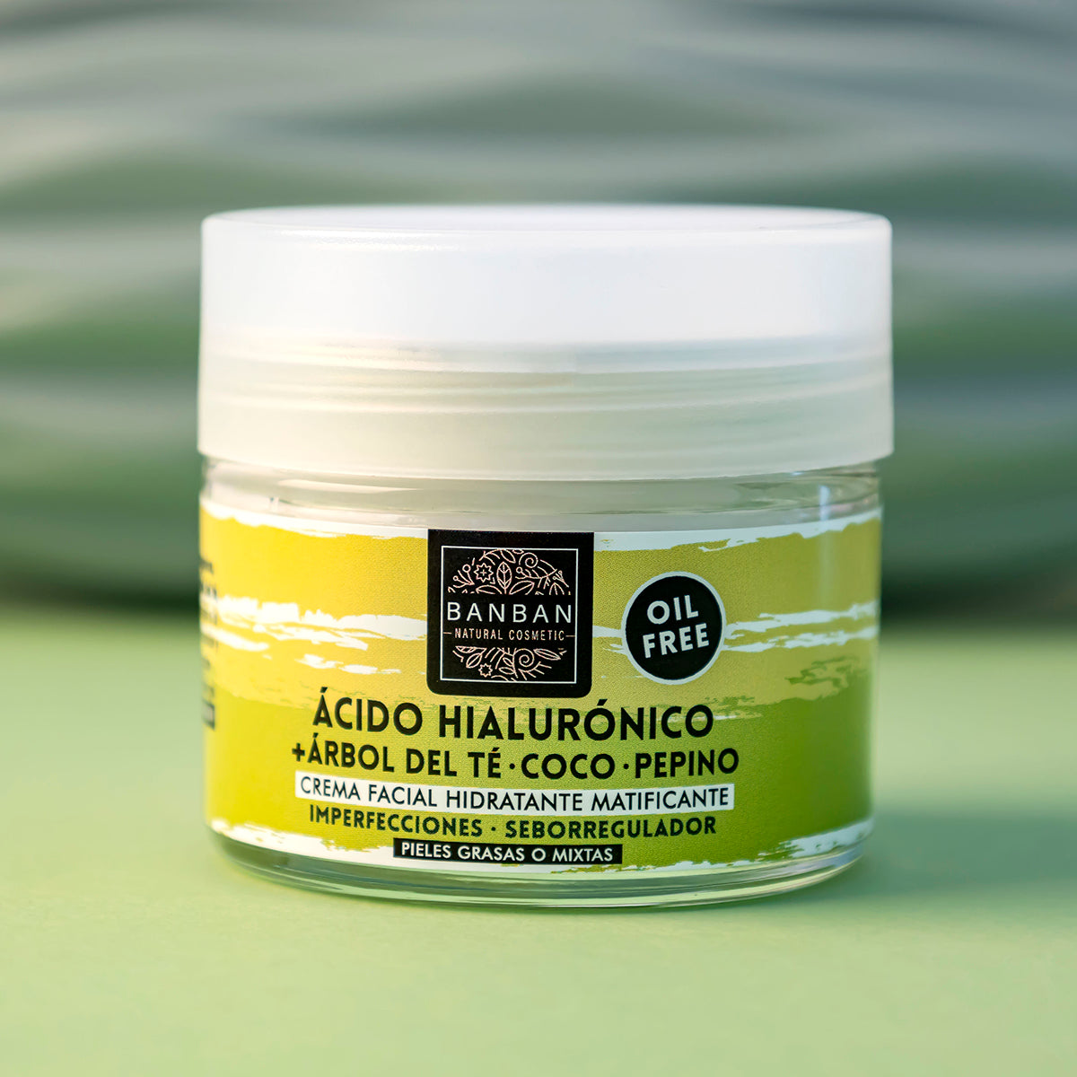 Crema Facial Árbol Del Té Y Ácido Hialurónico 50ml Banban