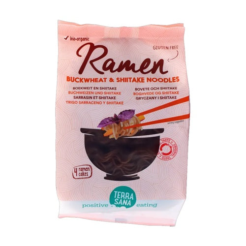 Ramen de trigo sarraceno y setas Shiitake Terrasana 280 g