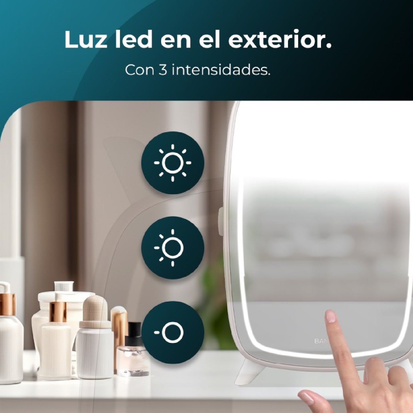 Cecotec Nevera De Cosméticos Coolingbeauty 6000 Mirror Rose_4