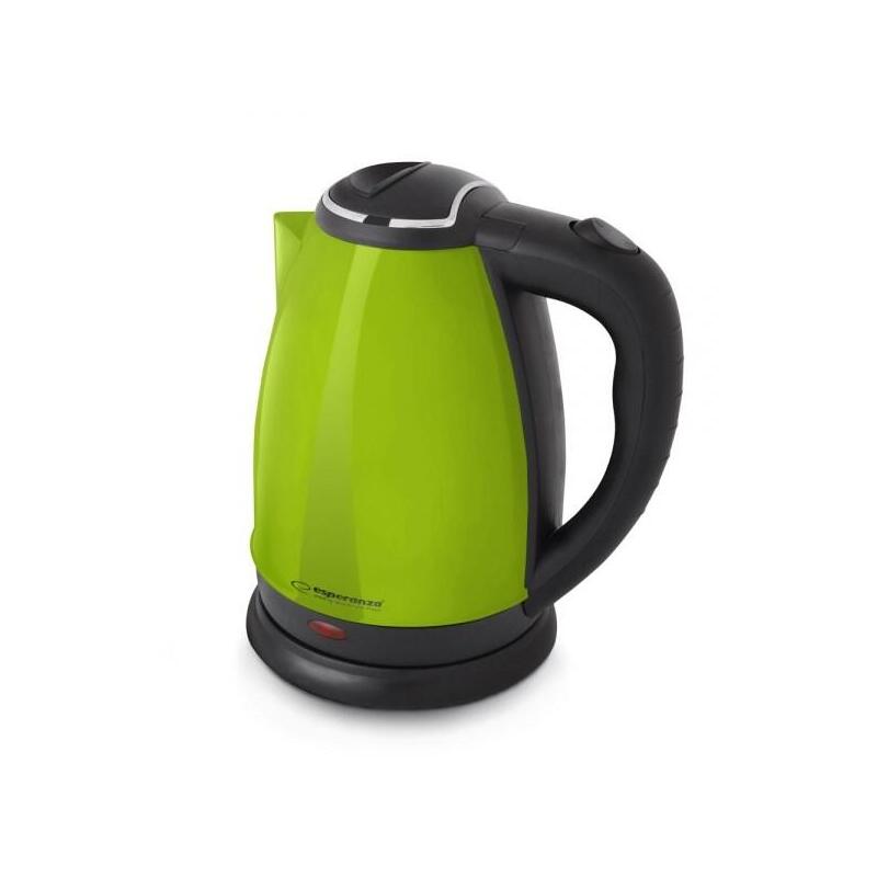 Tetera Eléctrica Esperanza Ekk113g 1,8 L 1800 W Negro, Verde_0