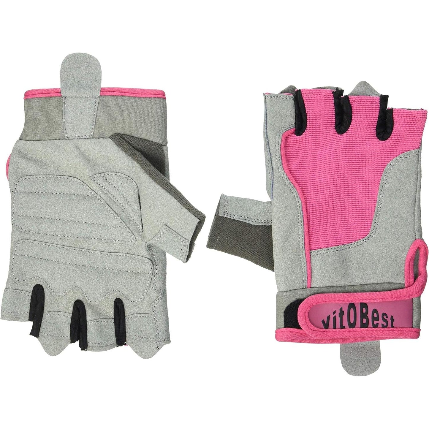 Guantes Pink Line Rejilla Rosa M Vit.O.Best
