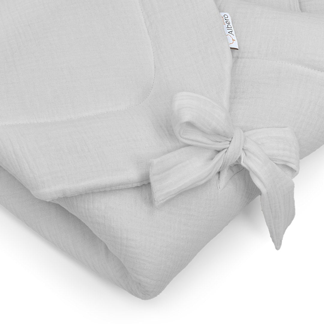 Saco Capazo 4 En 1 Muselina Gris