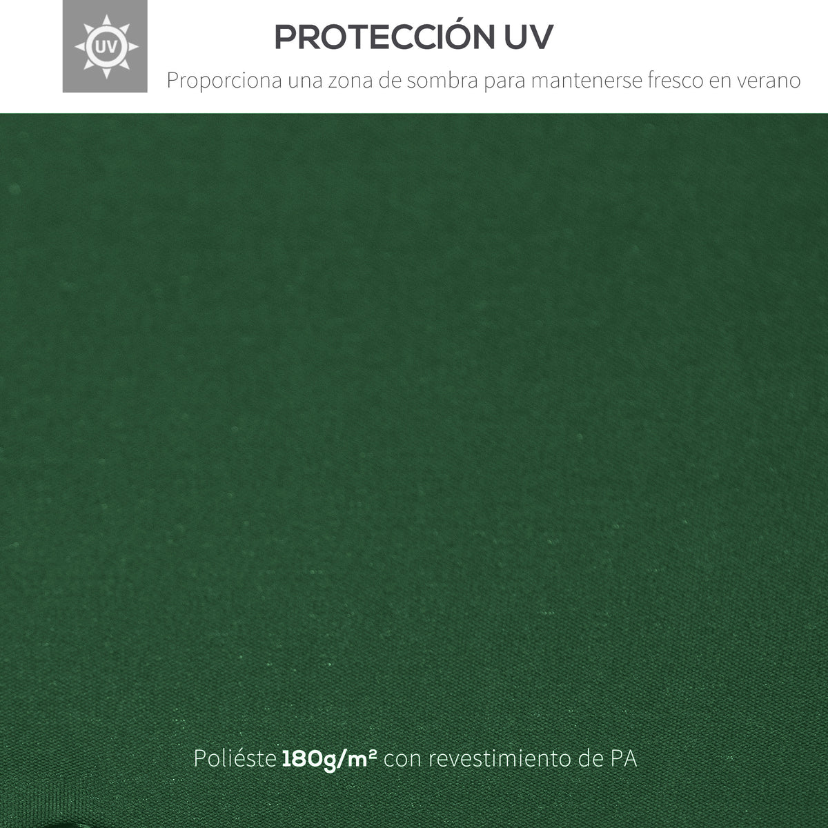 Outsunny Techo De Reemplazo 3x3m Para Estructura De Carpa Pabellón_5
