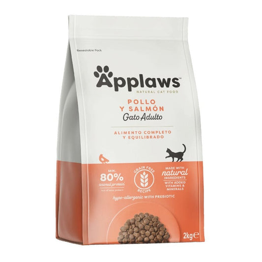 Applaws Cat Dry Adulto Pollo y Salmón 2 kg Pienso natural para gatos grain free