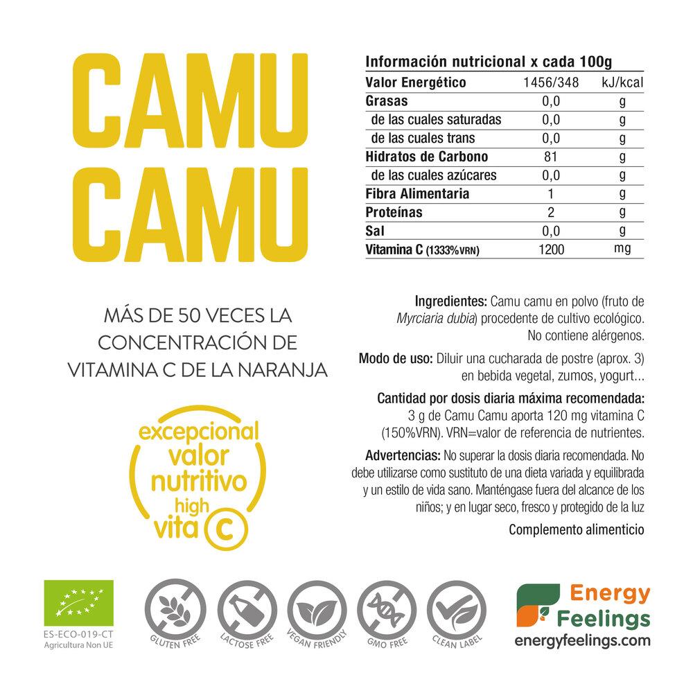 Camu Camu BIO en polvo Energy Feelings 100 g