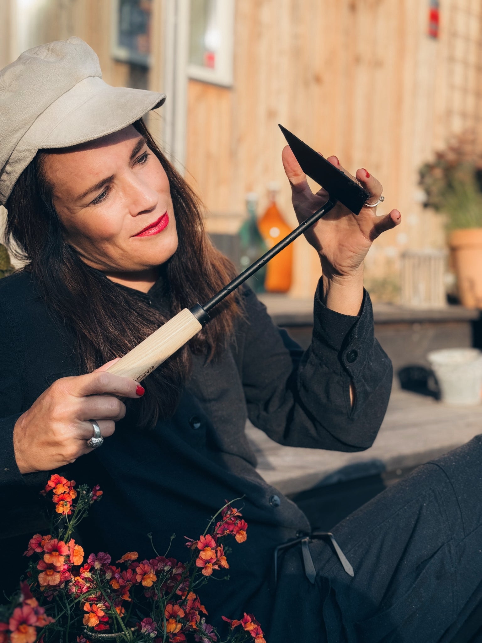 Azada - Fresno, Metal, Negro, 32 X 13 X 7 Cm