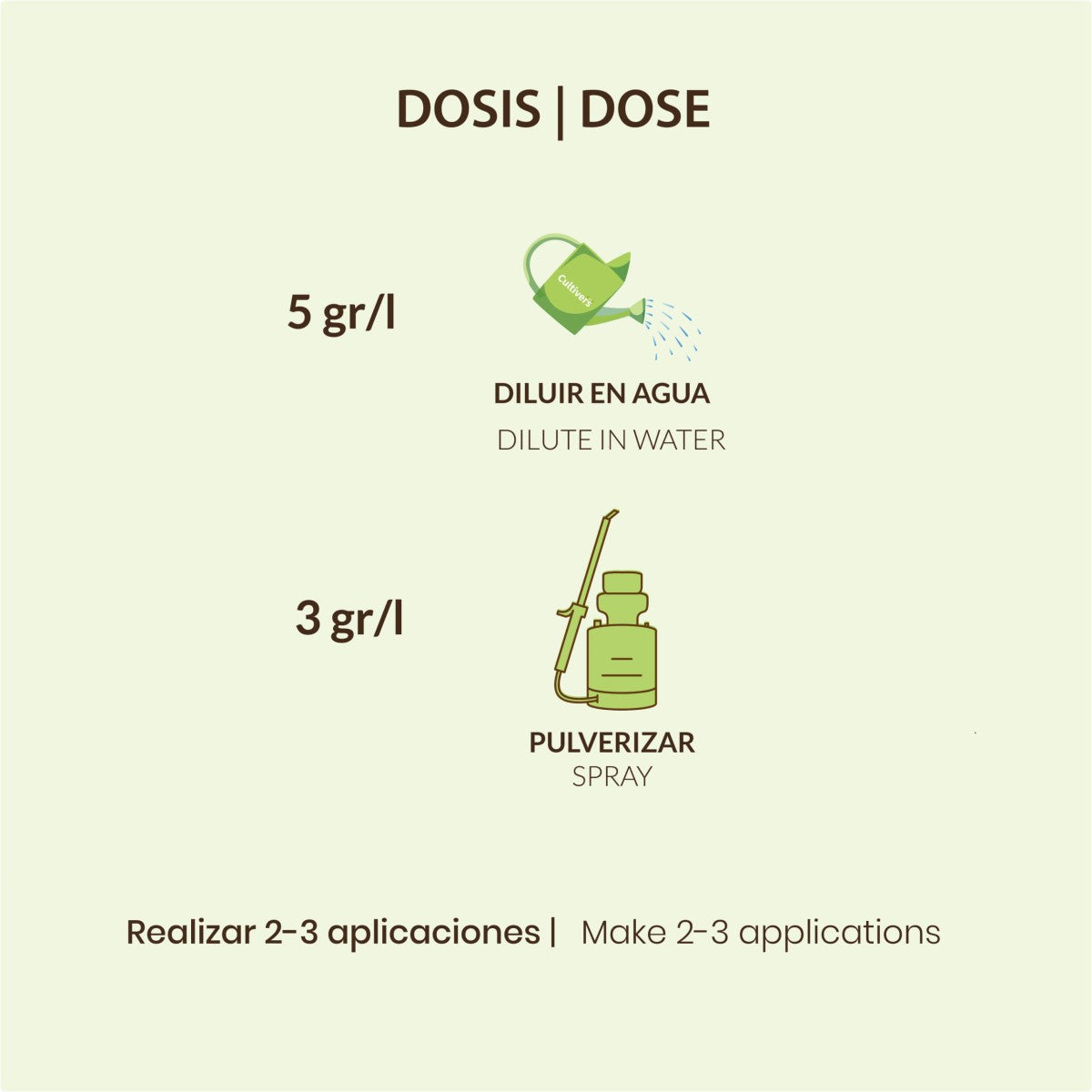 Cultivers abono de corrector de calcio Ecológico