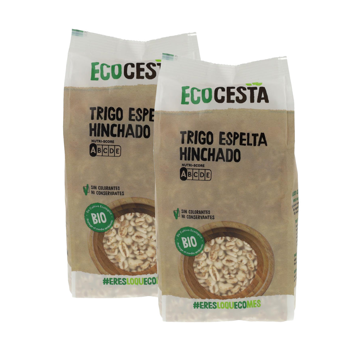 Pack 2x Trigo Espelta Hinchada Bio Ecocesta, 125 g