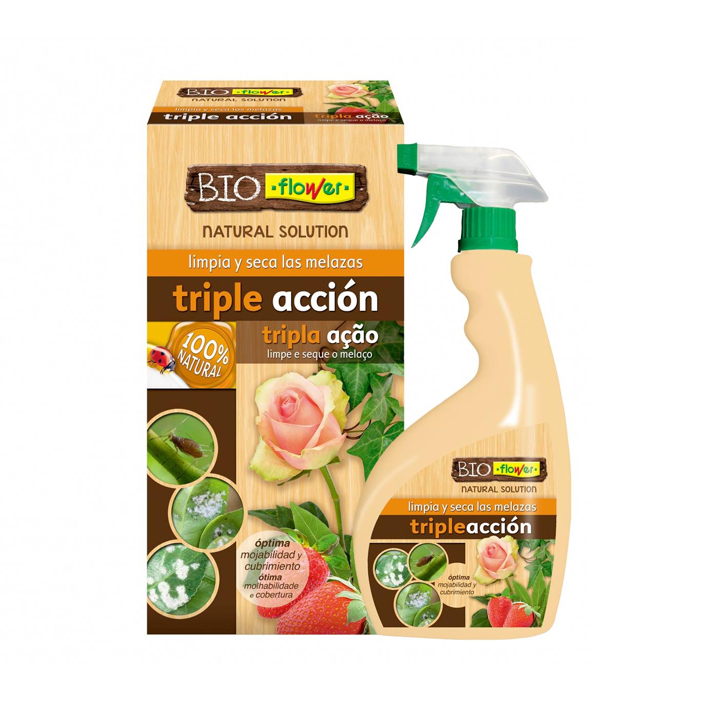 Triple acción contra Insectos, Melazas y Hongos BioFlower Concentrado