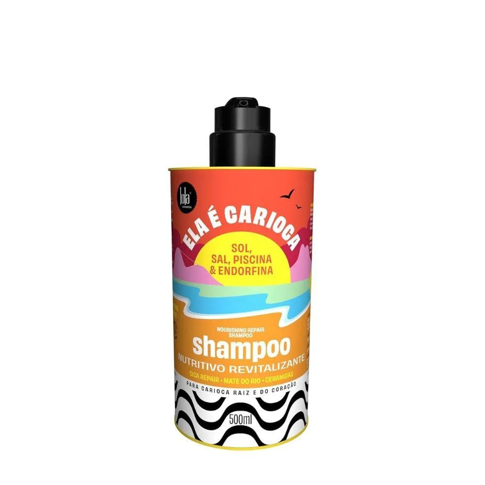 Champú Nutritivo Revitalizante Ela É Carioca Lola Cosmetics 500ml_0
