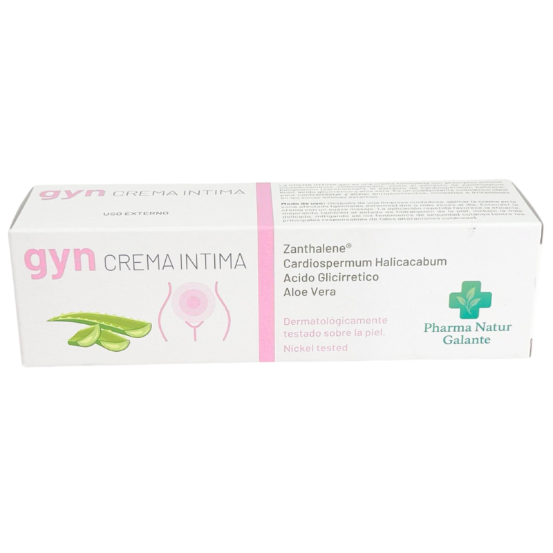 Gyn Crema Íntima Calmante – Alivio Inmediato Del Picor Y Ardor En La Zona Íntima Femenina – 40 Ml