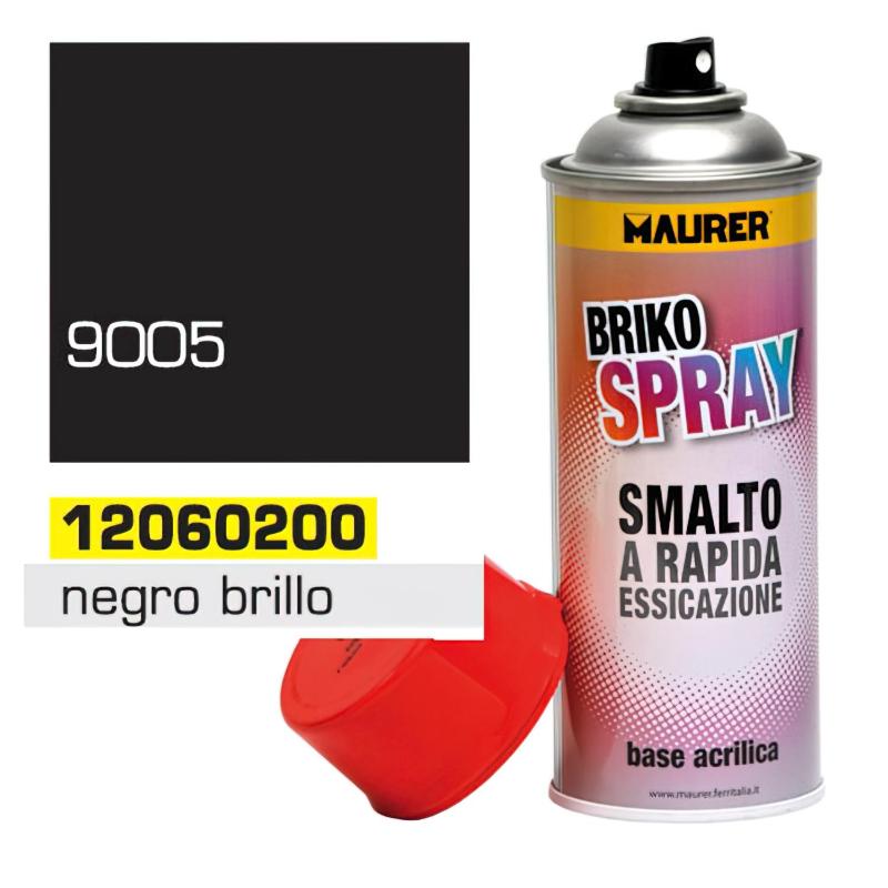 Spray Pintura Negro Brillo Profundo 400 Ml._0