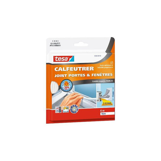 Burlete de caucho Perfil E 6m x 9mm marrón