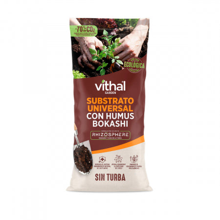 Sustrato Universal con humus Bokashi Eco 5 L Vithal Garden