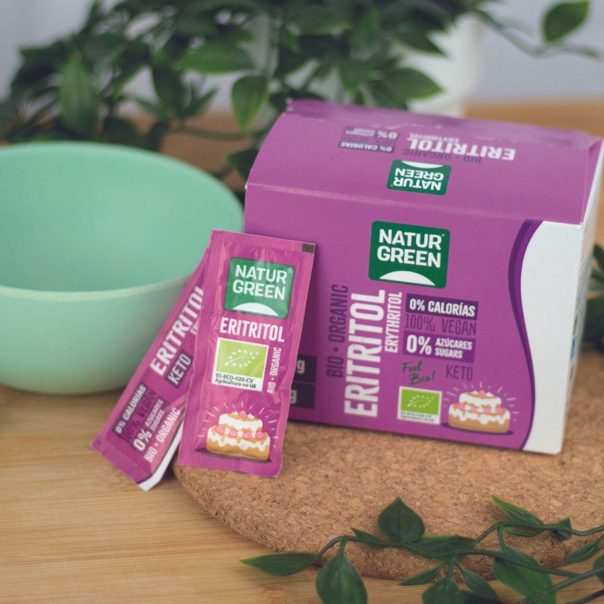 Eritritol Bio NaturGreen 54 Sticks monodósis de 5 gr
