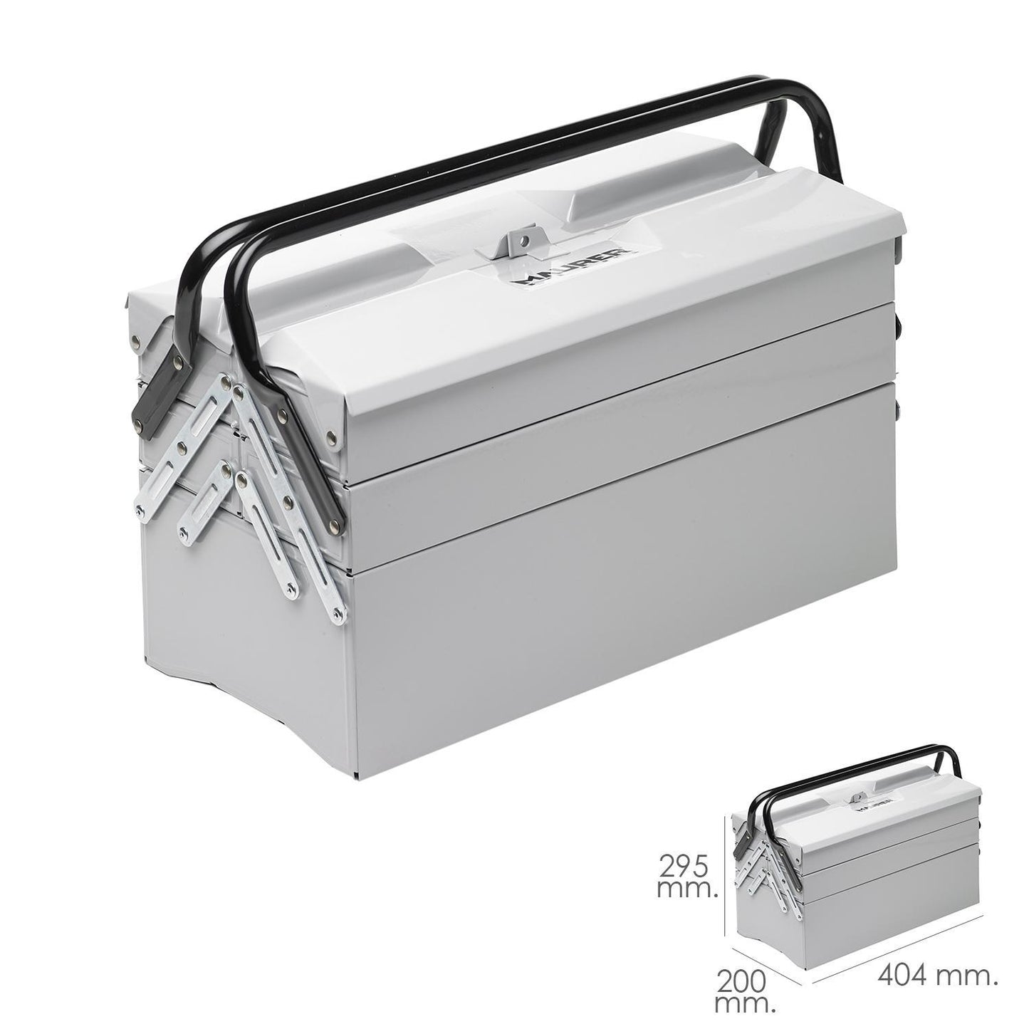 Caja Metalica Para Herramientas Maurer 404x200x295 Mm.