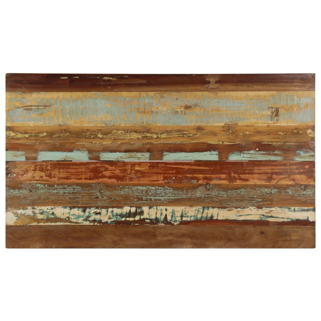 Mesa De Comedor De Madera Maciza Reciclada 140x80x76 Cm_4