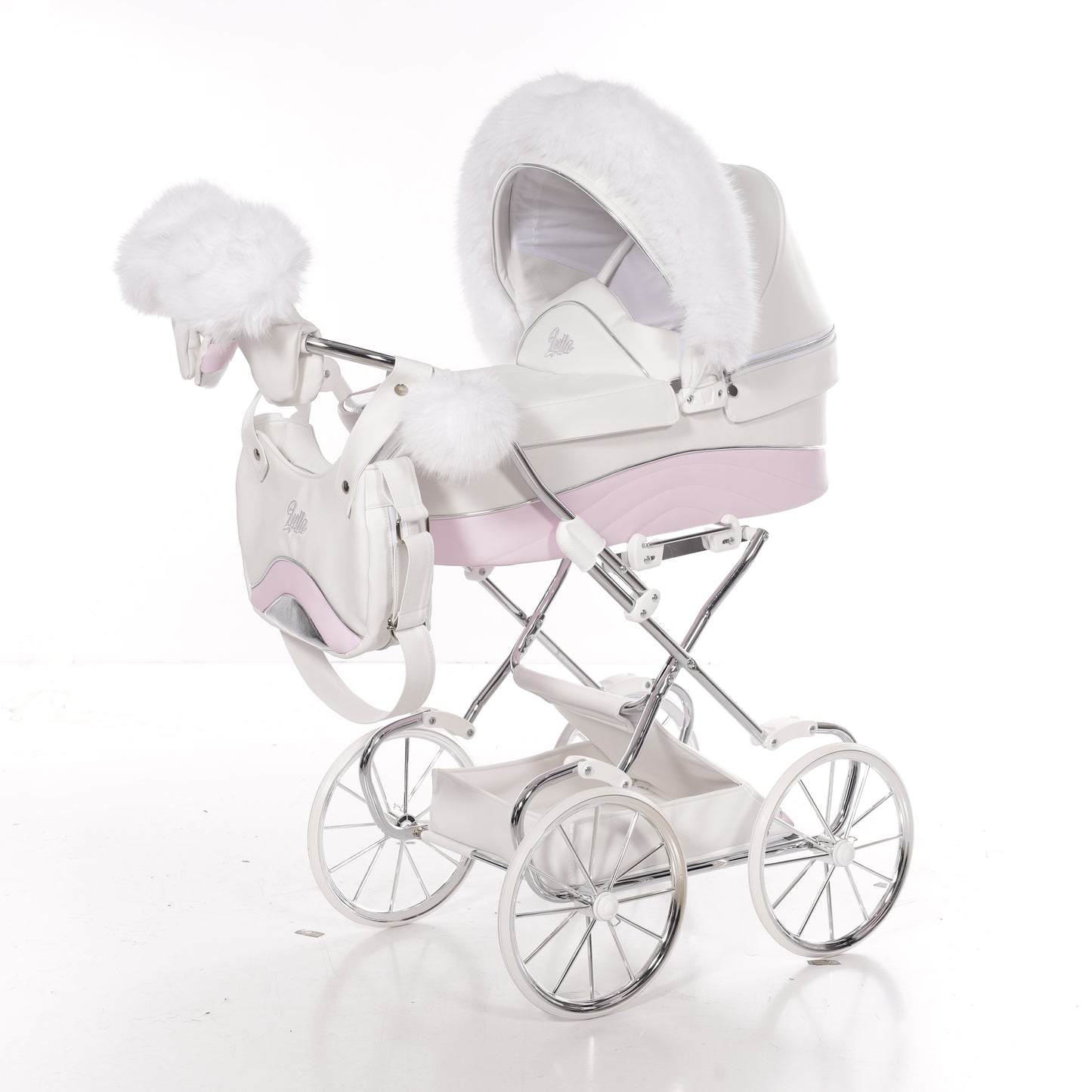 Carro De Muñecas Lulla Maxi Classic Blanco