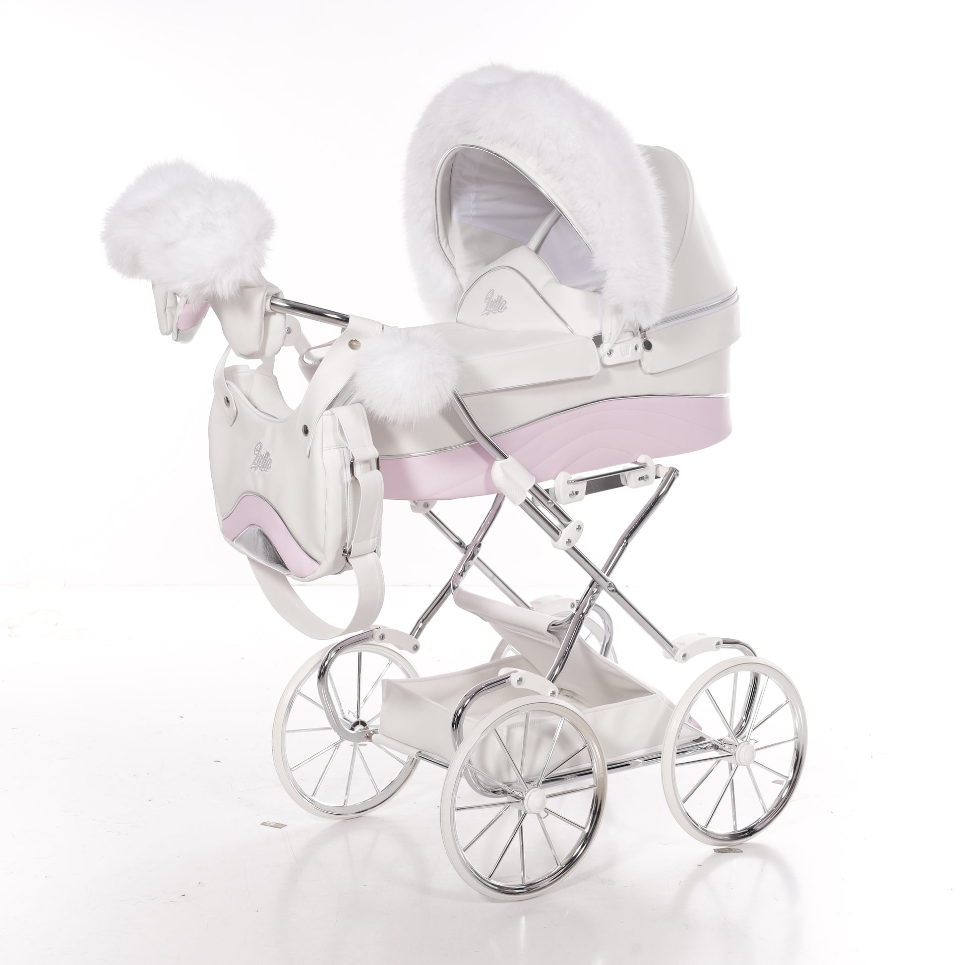 Carro De Muñecas Lulla Maxi Classic Blanco