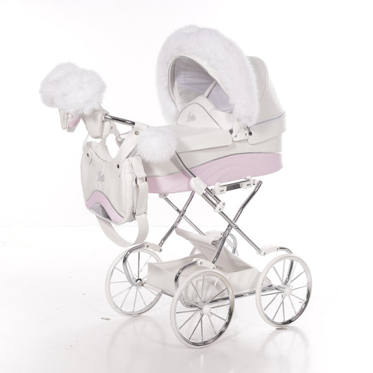Carro De Muñecas Lulla Maxi Classic Blanco