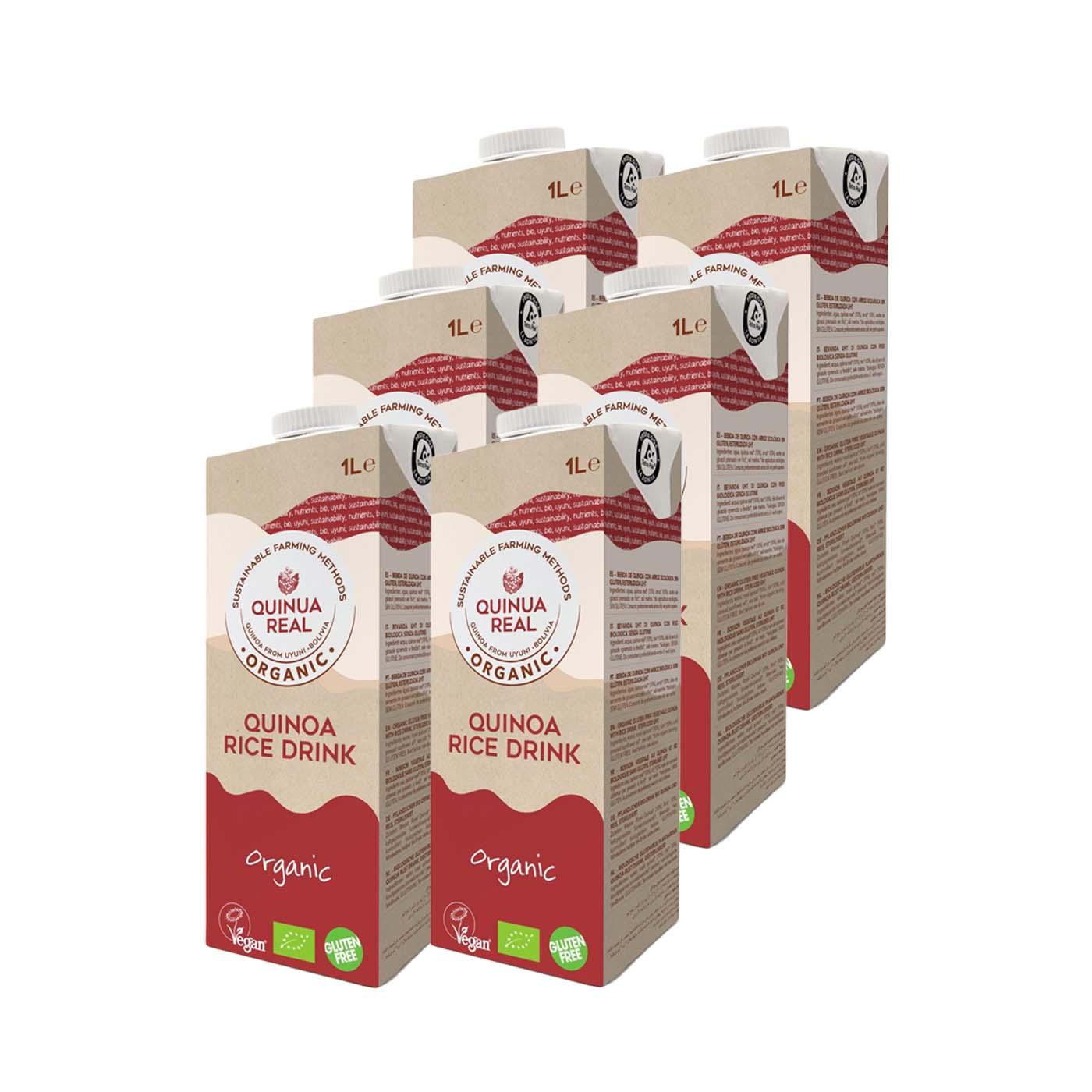 Pack 6 x Bebida de Quinoa Real® y Arroz 1 L