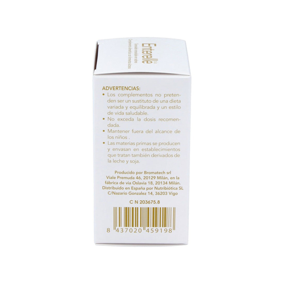 Enterelle plus probiótico Bromatech 24 cápsulas