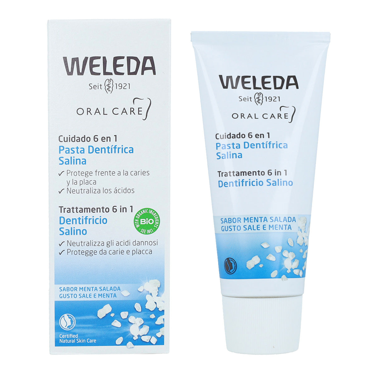 Pasta dentífrica salina Weleda 75 ml