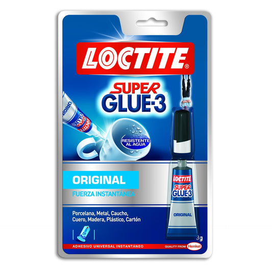 Adhesivo universal instantáneo Loctite SuperGlue-3 3 g
