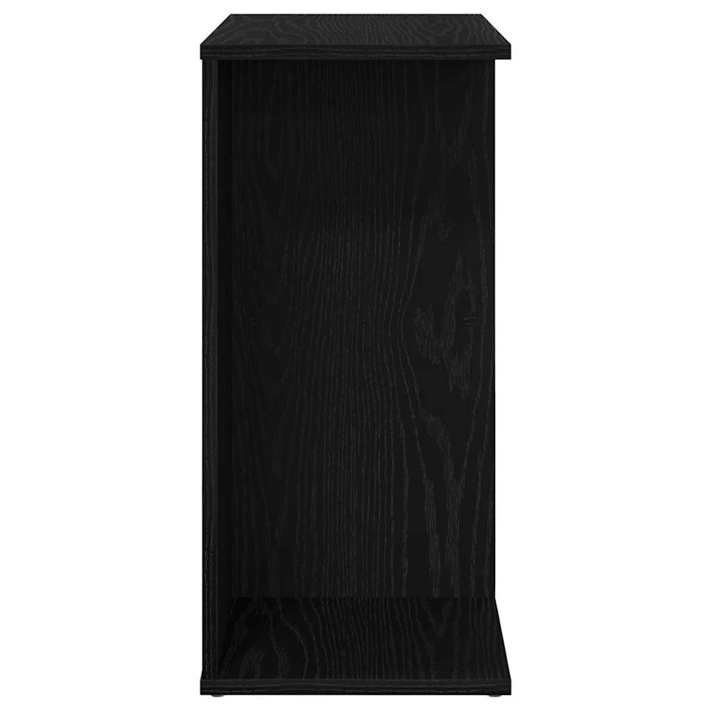 Mesitas De Noche 2 Uds Madera De Ingeniería Roble Negro_4