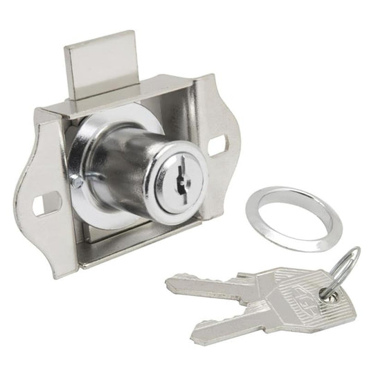 Cerradura Mueble Para Cajon 301/55 Mm. Cromada