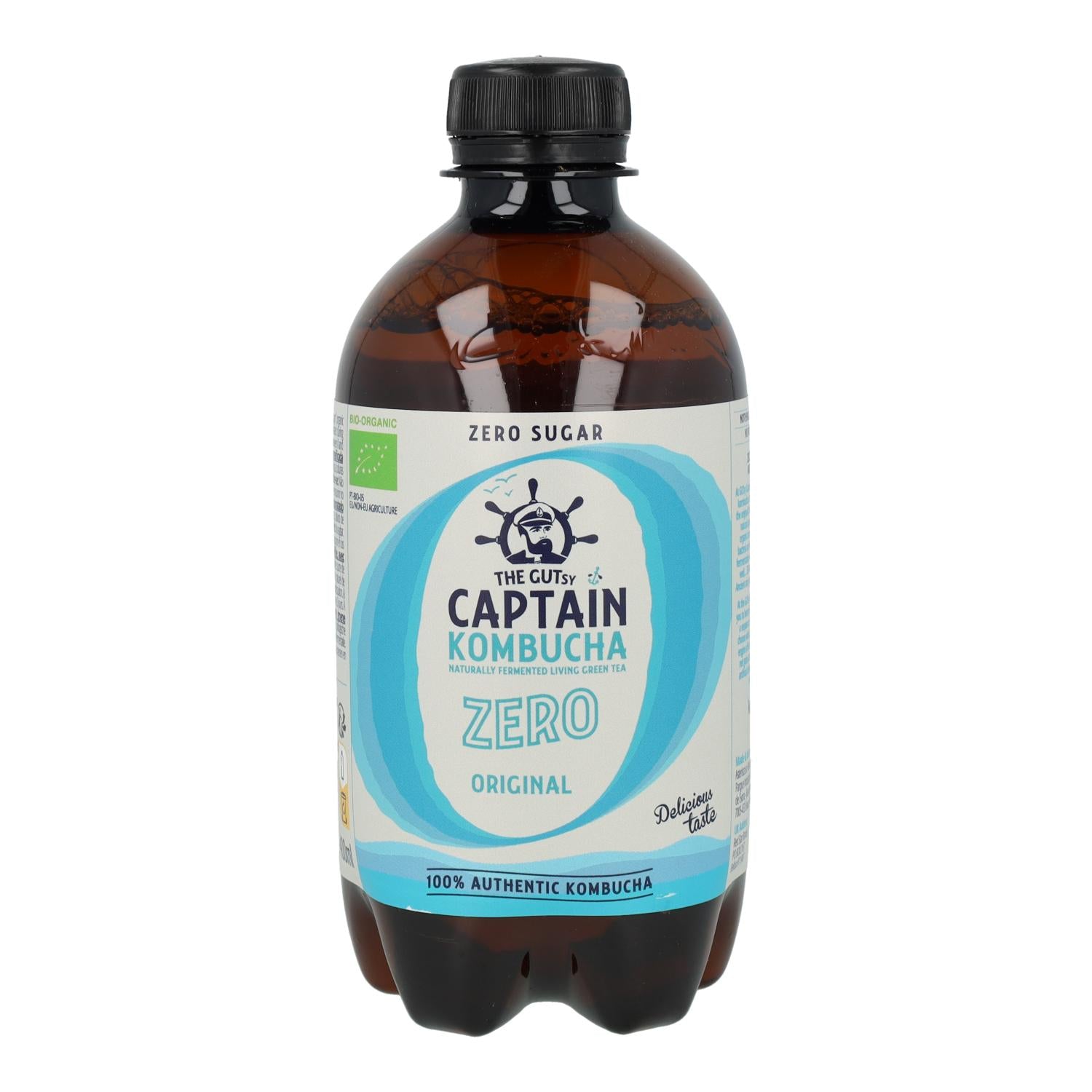 Kombucha Zero Original BIO Captain Kombucha 400ml en Planeta Huerto