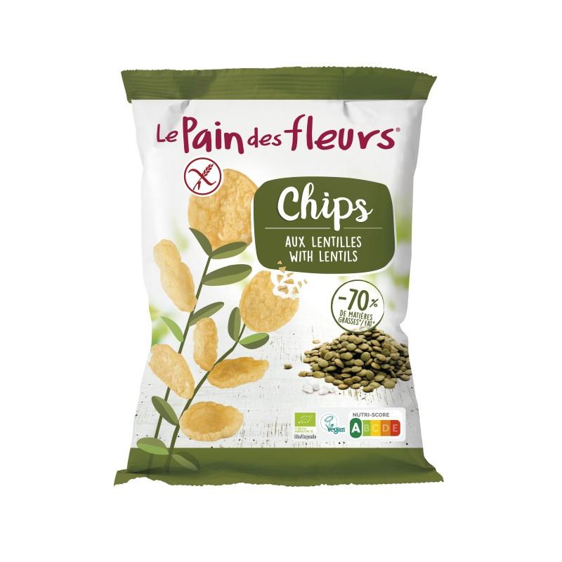Chips de Lentejas sin gluten Le Pain des Fleurs 50 g