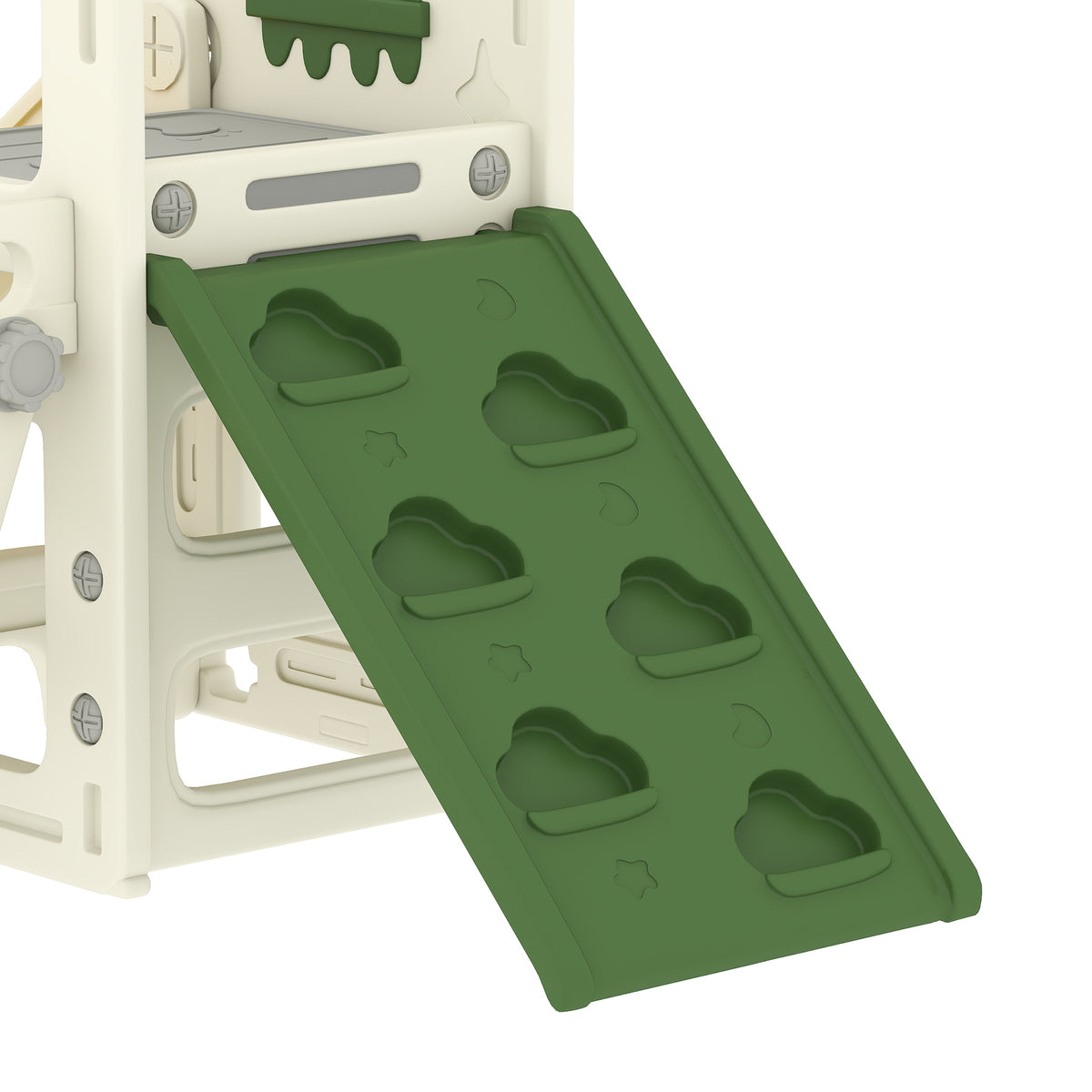 Tobogán Infantil Aiyaplay Hdpe Crema 191x100x84 Cm_5