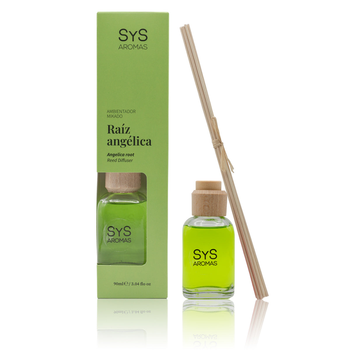 Ambientador Mikado Raíz Angélica Origins SYS Aromas 90 ml | Aroma Herbal y Balsámico | Refrescante_0