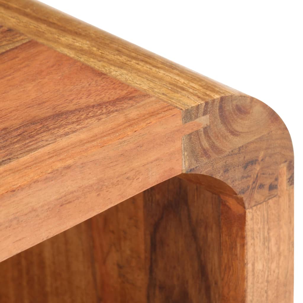 Mesita De Noche Madera Maciza Acacia Acabado Miel 40x30x60 Cm_4