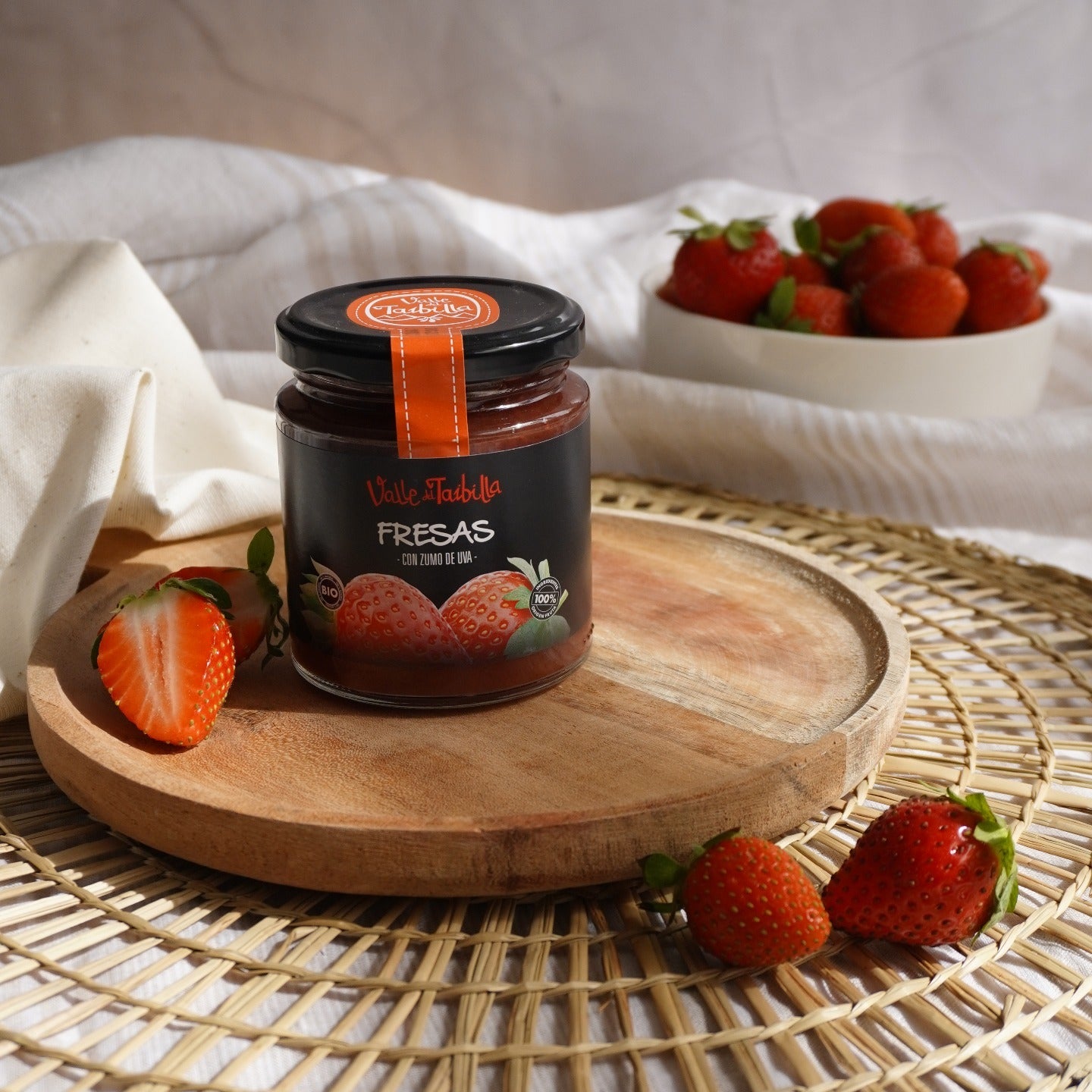 Compota Bio De Fresas Con Zumo De Uva