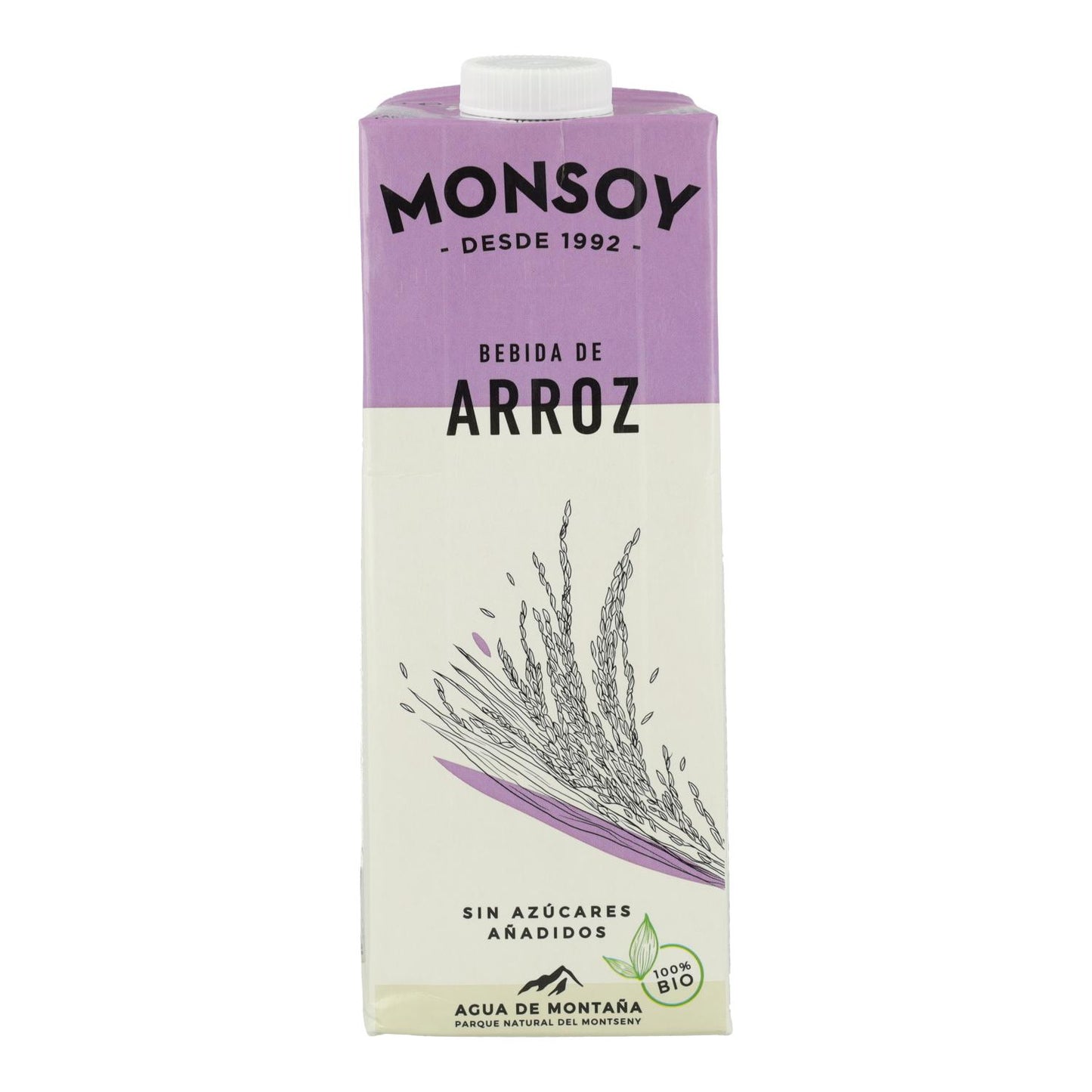 Bebida vegetal de Arroz Bio Monsoy 1 L